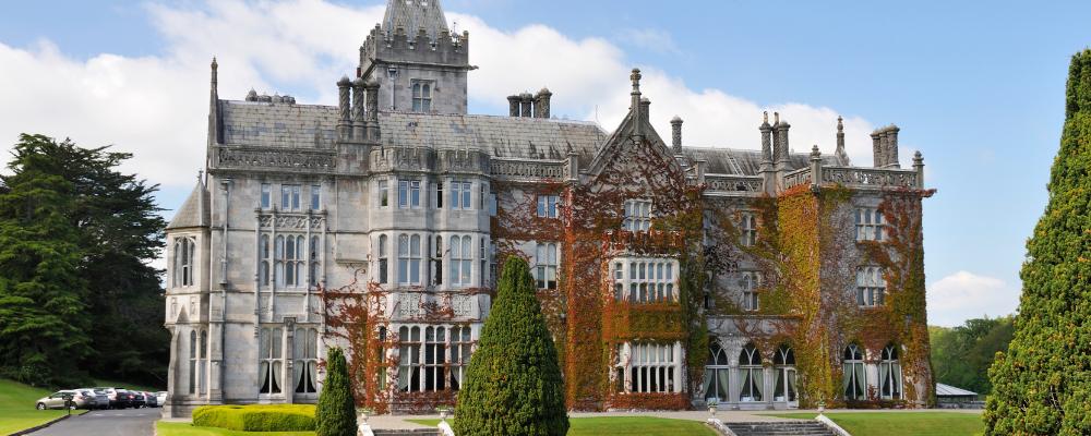 Front view of Adare Manor